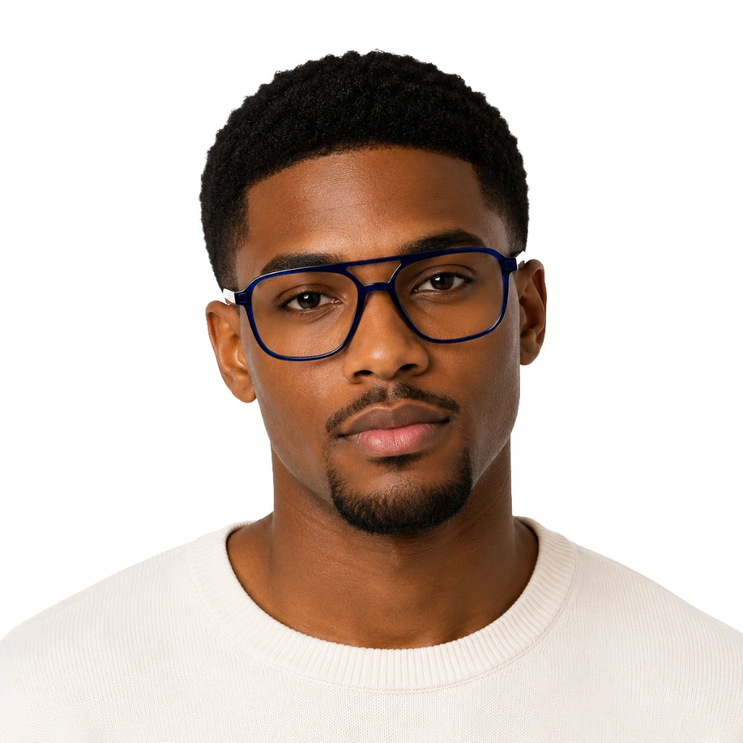 OS Gladiator 28002 | Double Bridge Square Aviator Prescription Eyeglasses-zoom-25