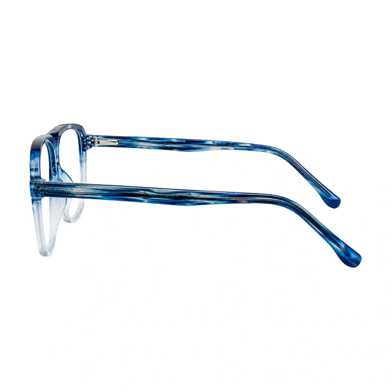 OS Gladiator 28002 | Double Bridge Square Aviator Prescription Eyeglasses-zoom-