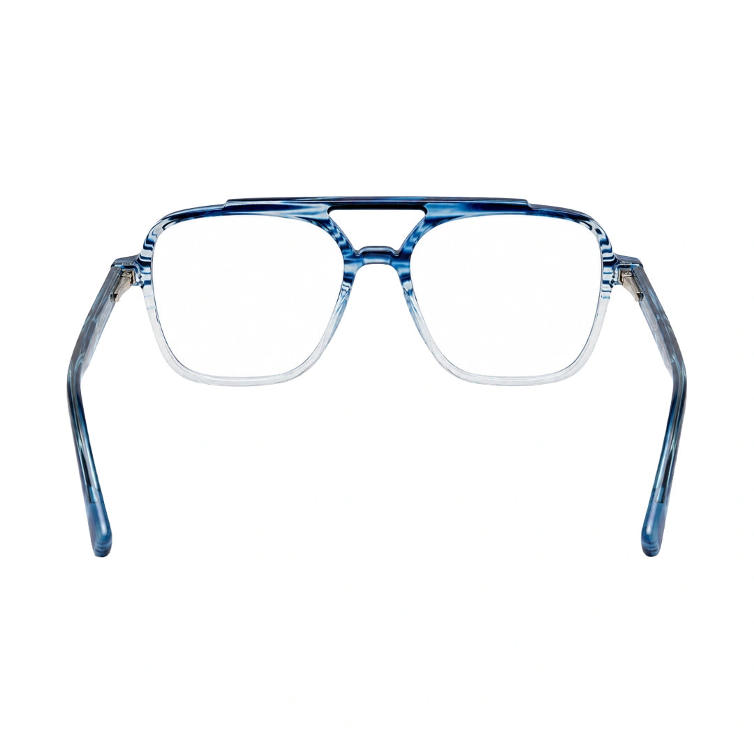 OS Gladiator 28002 | Double Bridge Square Aviator Prescription Eyeglasses-4