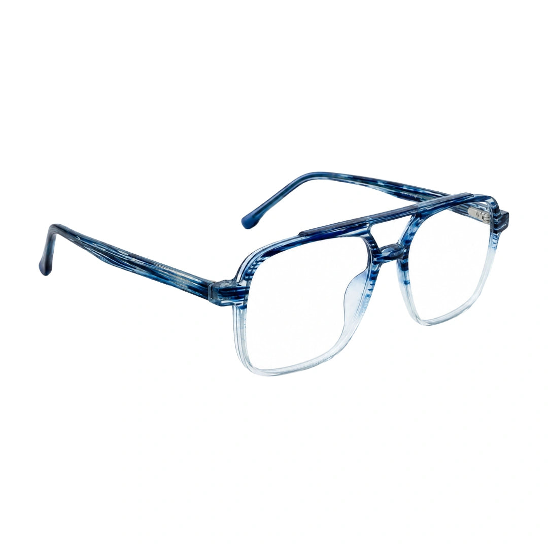 OS Gladiator 28002 | Double Bridge Square Aviator Prescription Eyeglasses-5