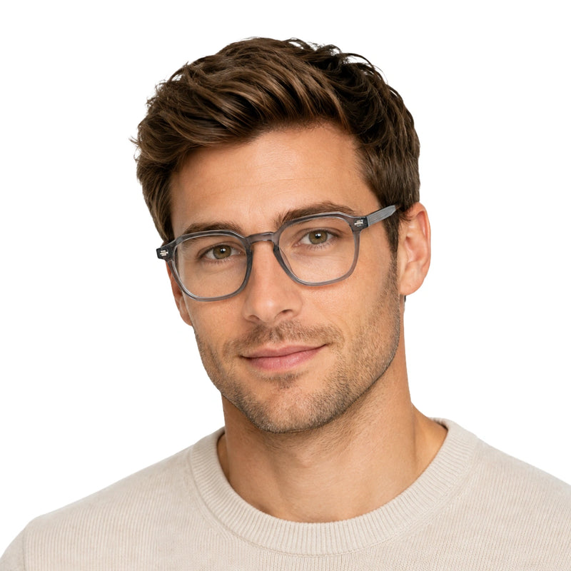 OS Gladiator 28009 | Premium Square Everyday Eyeglasses-zoom-