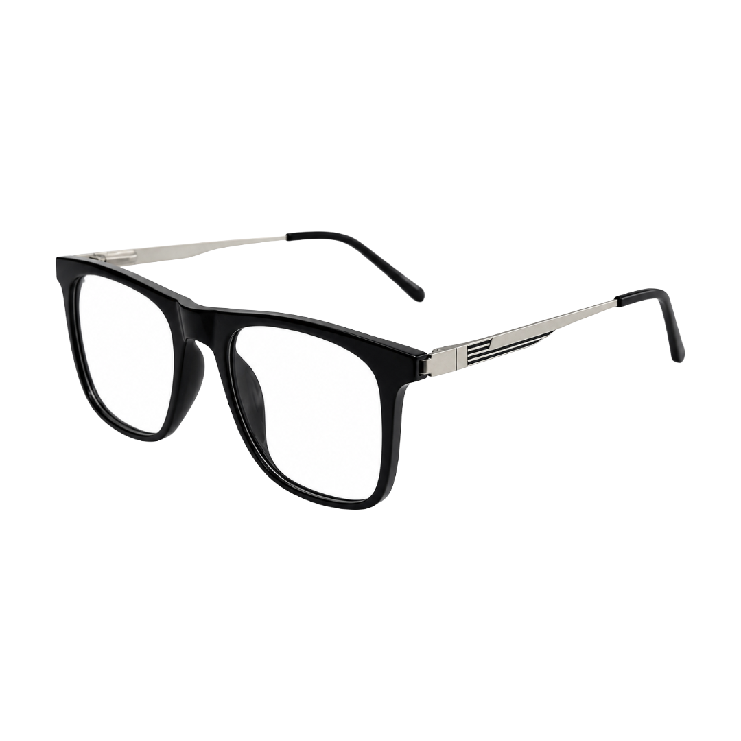 OS HUNTER 66911 – Rectangle Metal Temple Prescription Eyeglasses-66