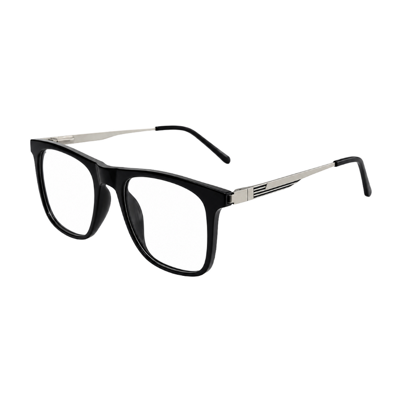 OS HUNTER 66911 – Rectangle Metal Temple Prescription Eyeglasses-zoom-
