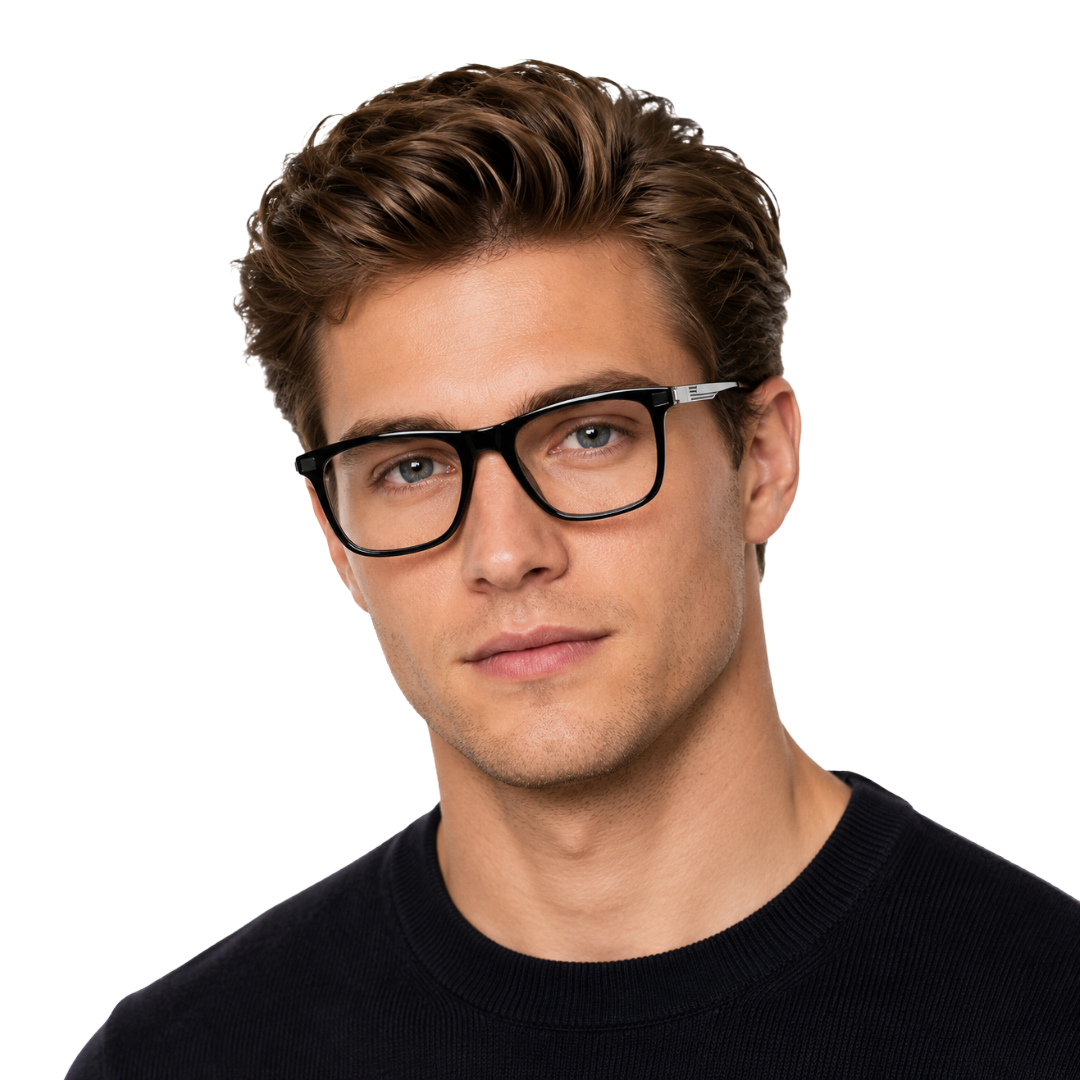 OS HUNTER 66911 – Rectangle Metal Temple Prescription Eyeglasses-zoom-73