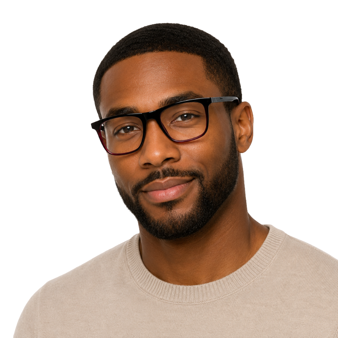 OS HUNTER 66911 – Rectangle Metal Temple Prescription Eyeglasses-46
