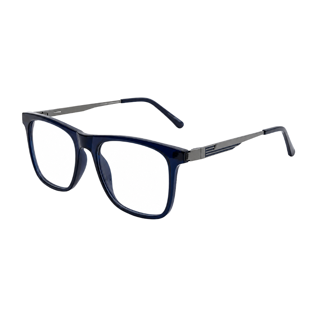 OS HUNTER 66911 – Rectangle Metal Temple Prescription Eyeglasses-57