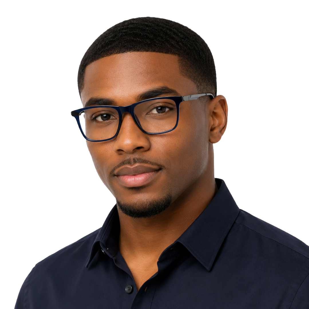 OS HUNTER 66911 – Rectangle Metal Temple Prescription Eyeglasses-zoom-64