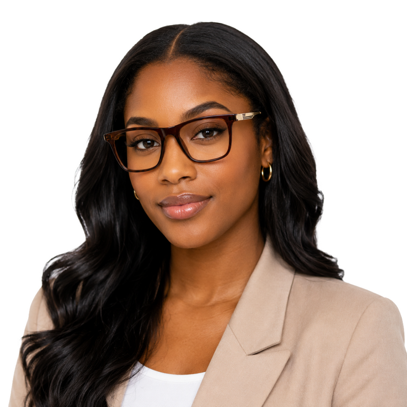 OS HUNTER 66911 – Rectangle Metal Temple Prescription Eyeglasses-zoom-