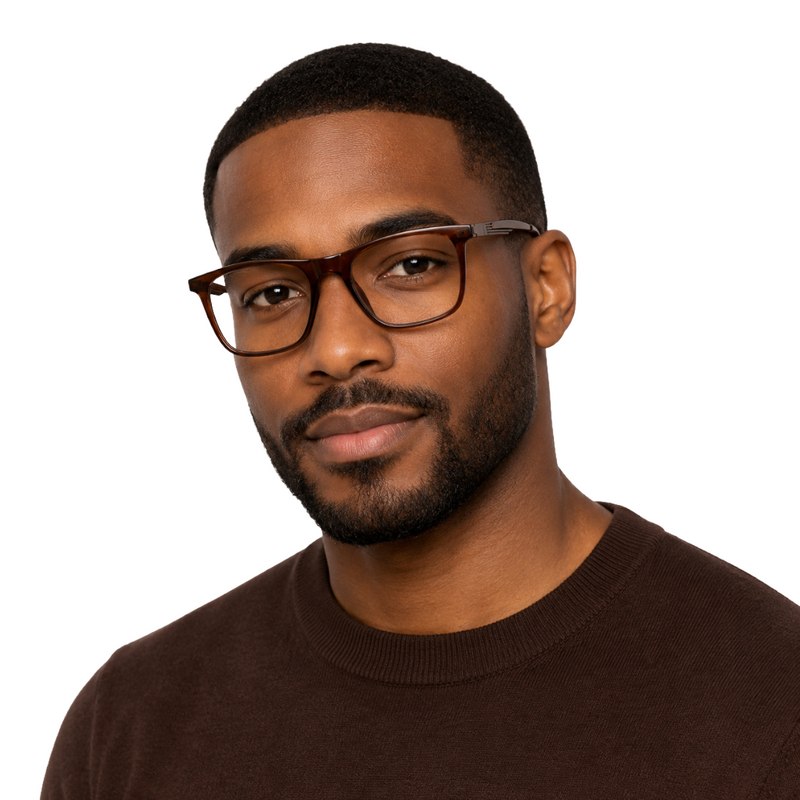 OS HUNTER 66911 – Rectangle Metal Temple Prescription Eyeglasses-zoom-