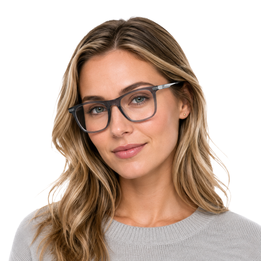 OS HUNTER 66911 – Rectangle Metal Temple Prescription Eyeglasses-90