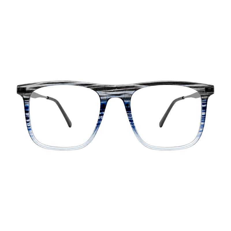 OS HUNTER 66911 – Rectangle Metal Temple Prescription Eyeglasses-zoom-