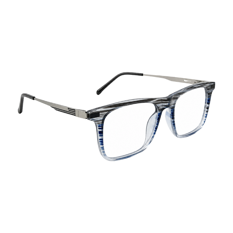 OS HUNTER 66911 – Rectangle Metal Temple Prescription Eyeglasses-zoom-