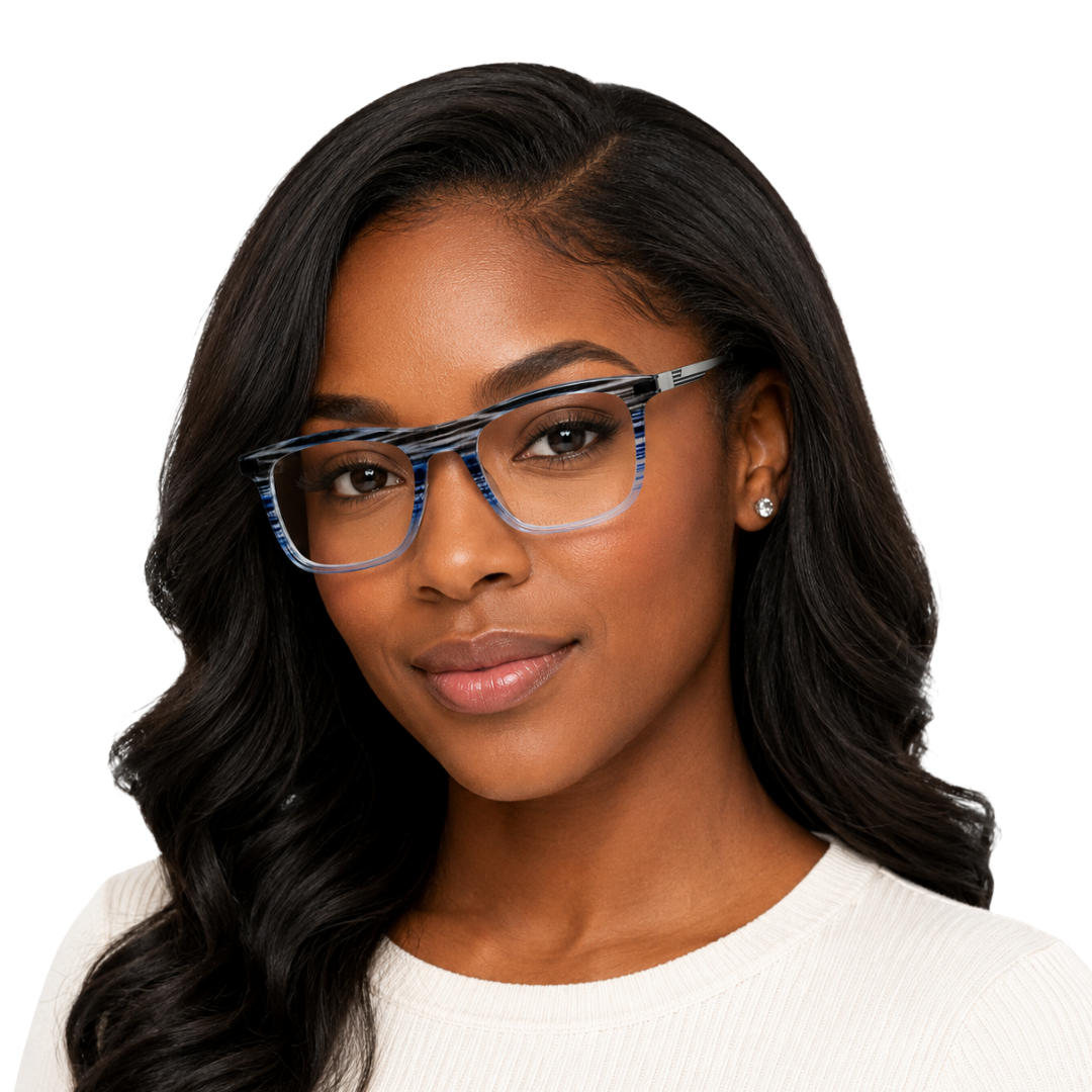 OS HUNTER 66911 – Rectangle Metal Temple Prescription Eyeglasses-99