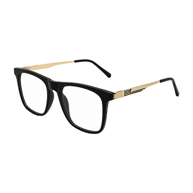 OS HUNTER 66911 – Rectangle Metal Temple Prescription Eyeglasses-zoom-