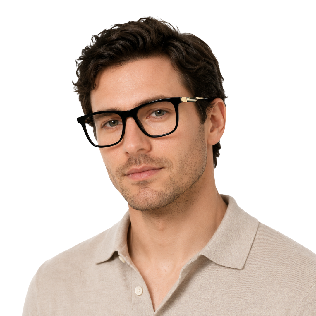 OS HUNTER 66911 – Rectangle Metal Temple Prescription Eyeglasses-zoom-55