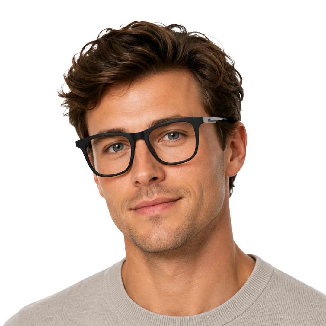 OS HUNTER 66911 – Rectangle Metal Temple Prescription Eyeglasses-7