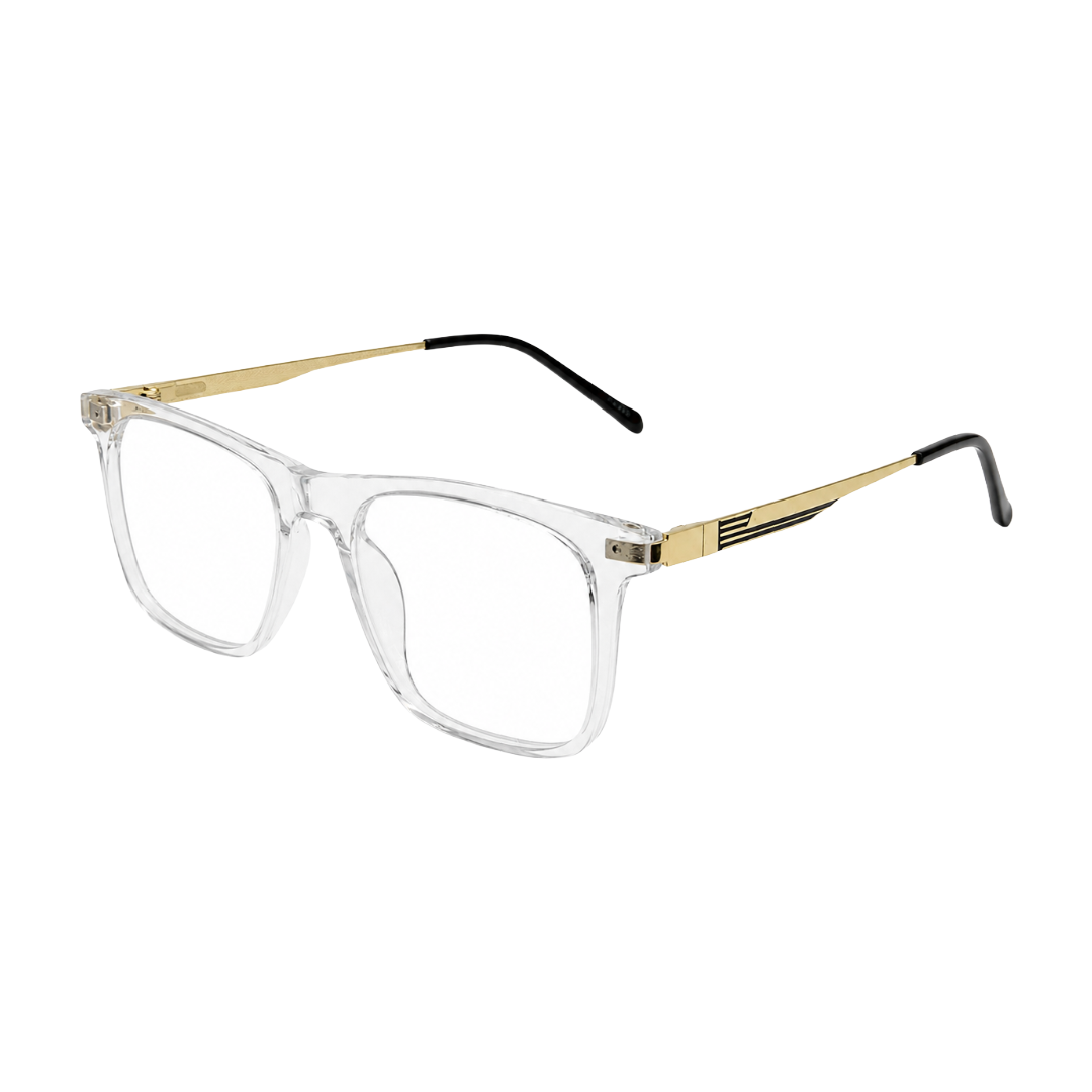 OS HUNTER 66911 – Rectangle Metal Temple Prescription Eyeglasses-12