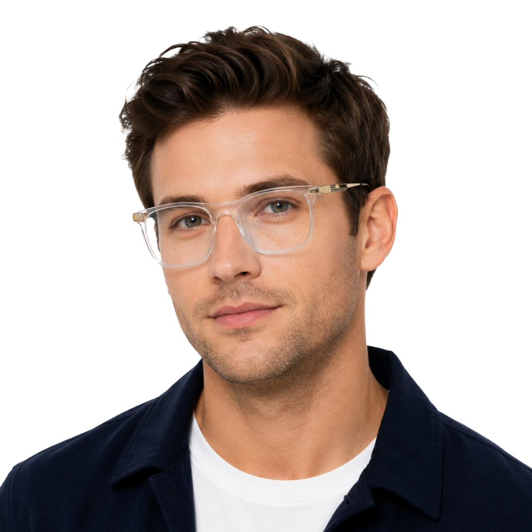 OS HUNTER 66911 – Rectangle Metal Temple Prescription Eyeglasses-19
