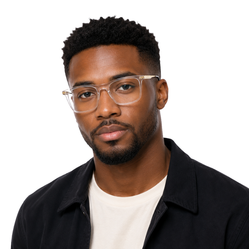 OS HUNTER 66911 – Rectangle Metal Temple Prescription Eyeglasses-zoom-