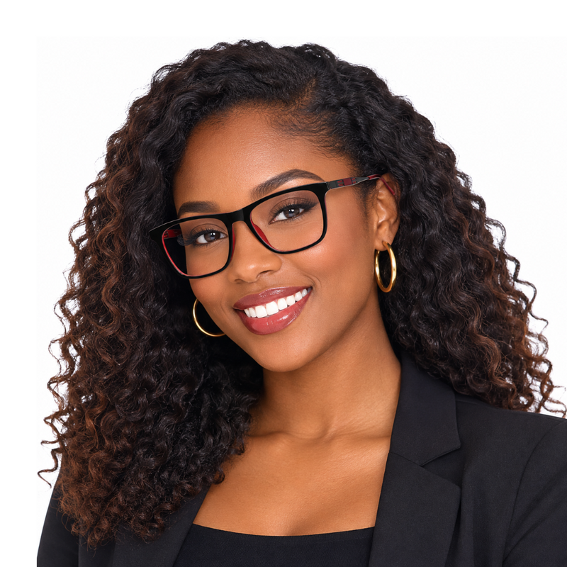 OS Hunter 66912 | Wide Square Acetate Eyeglasses-zoom-
