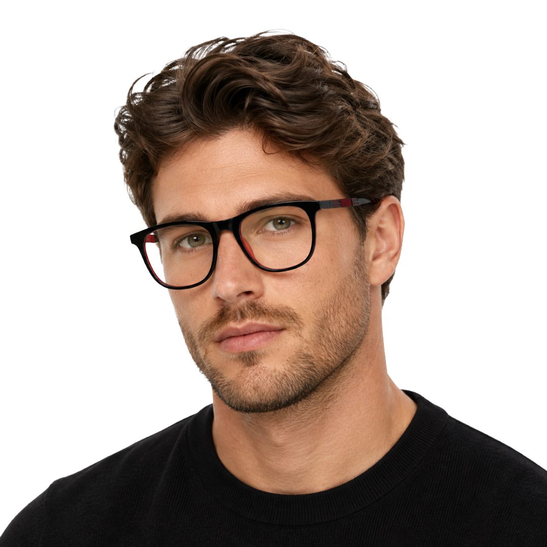 OS Hunter 66912 | Wide Square Acetate Eyeglasses-zoom-36