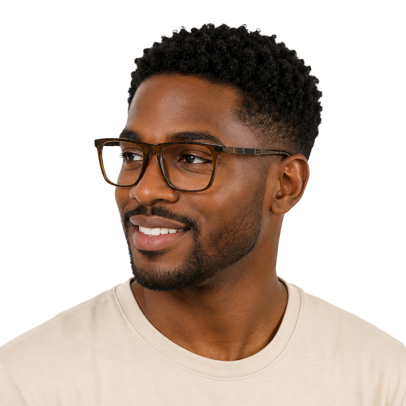 OS Hunter 66912 | Wide Square Acetate Eyeglasses-zoom-
