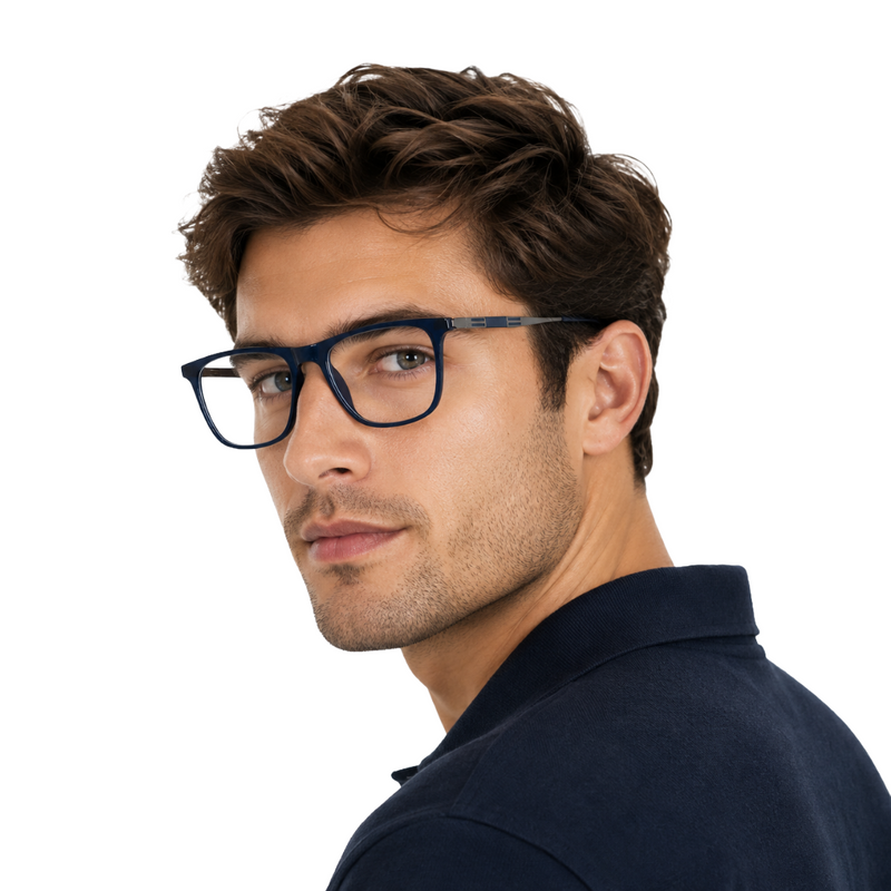 OS Hunter 66912 | Wide Square Acetate Eyeglasses-zoom-