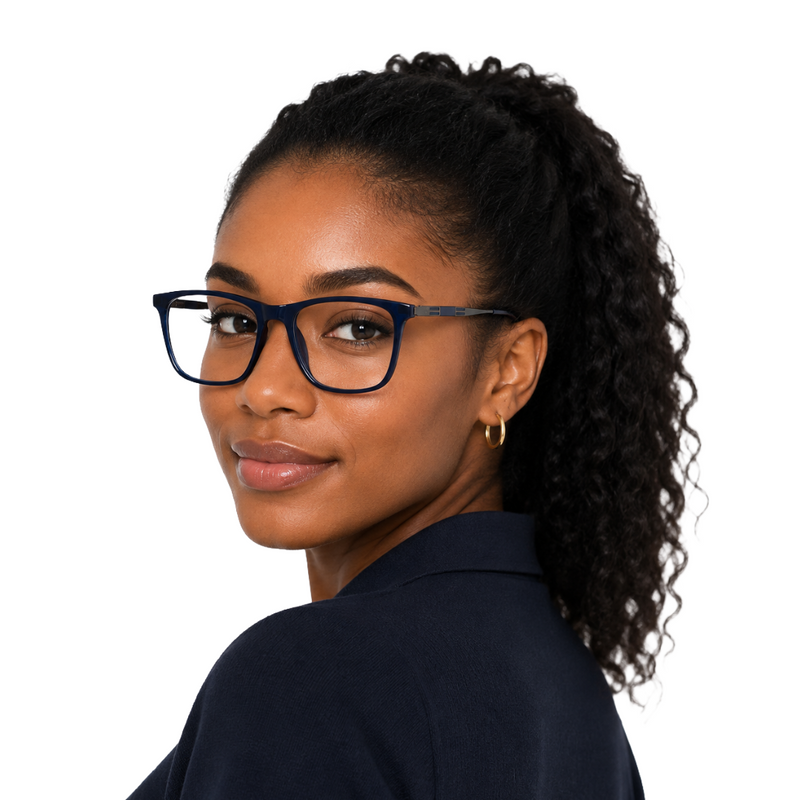 OS Hunter 66912 | Wide Square Acetate Eyeglasses-zoom-