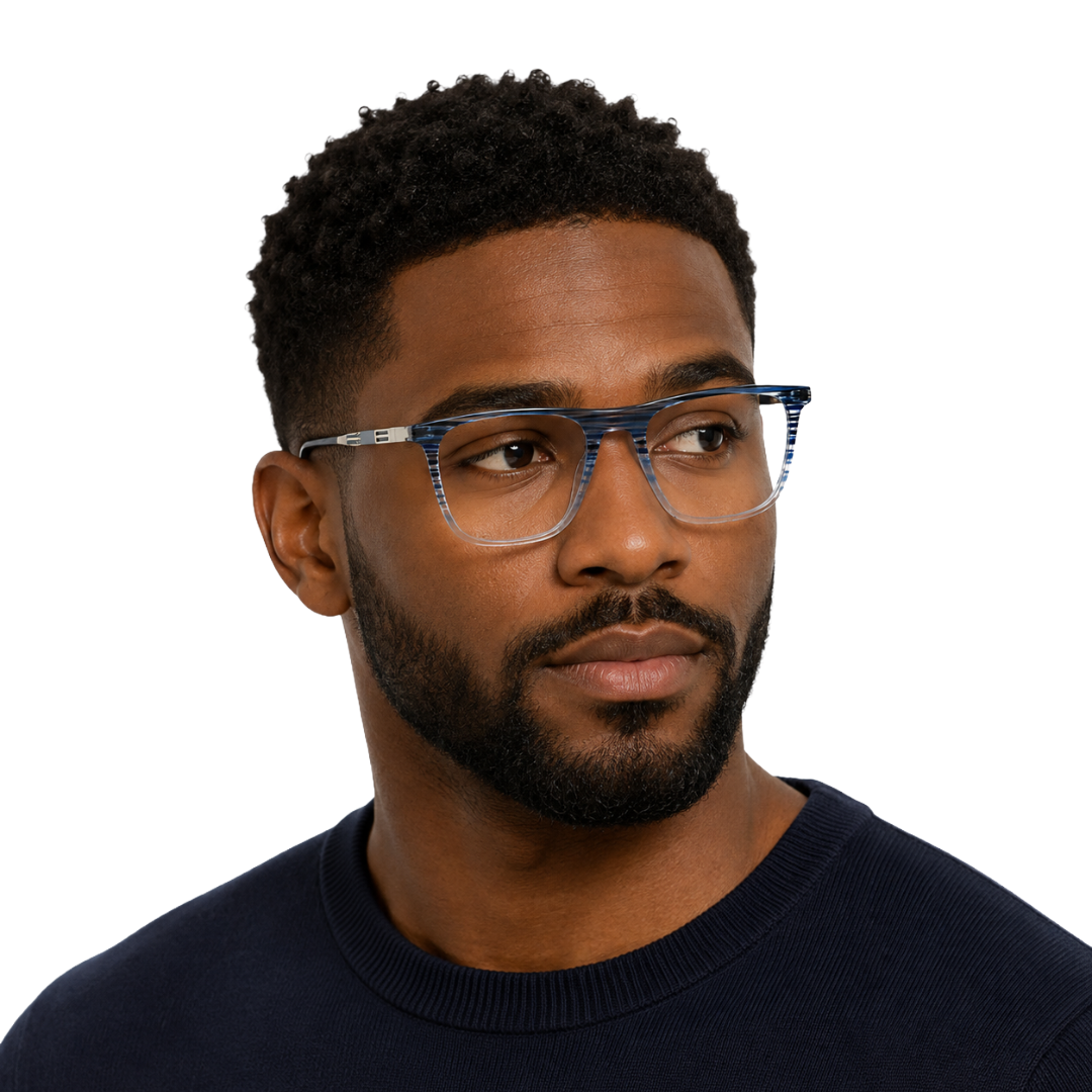 OS Hunter 66912 | Wide Square Acetate Eyeglasses-70