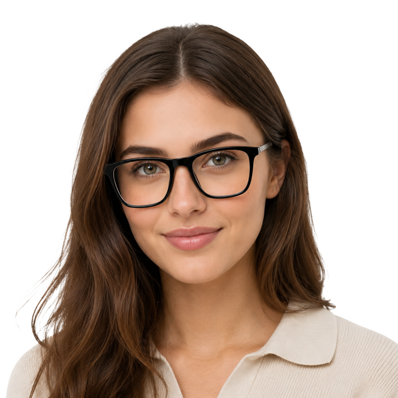 OS Hunter 66912 | Wide Square Acetate Eyeglasses-zoom-