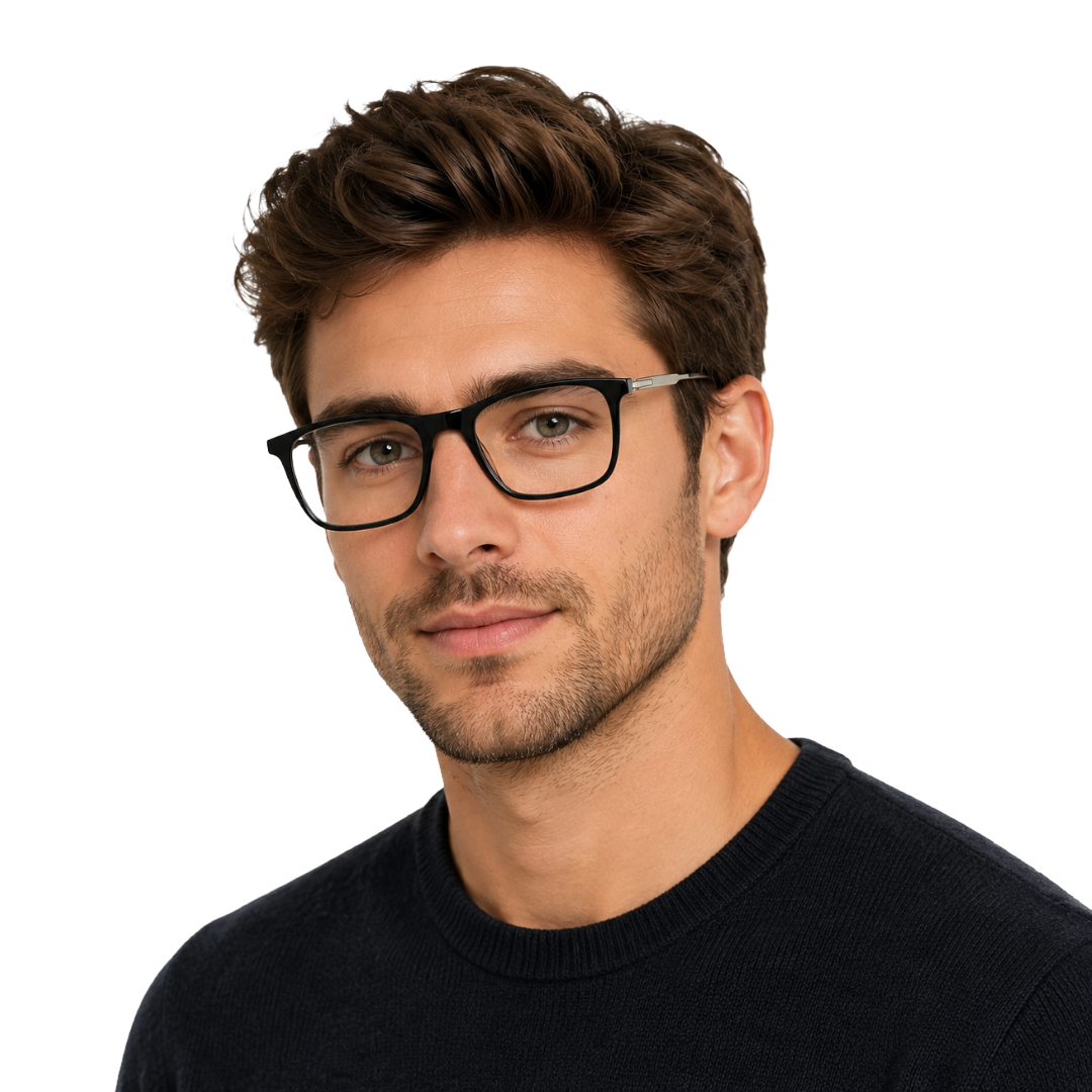 OS Hunter 66912 | Wide Square Acetate Eyeglasses-zoom-79