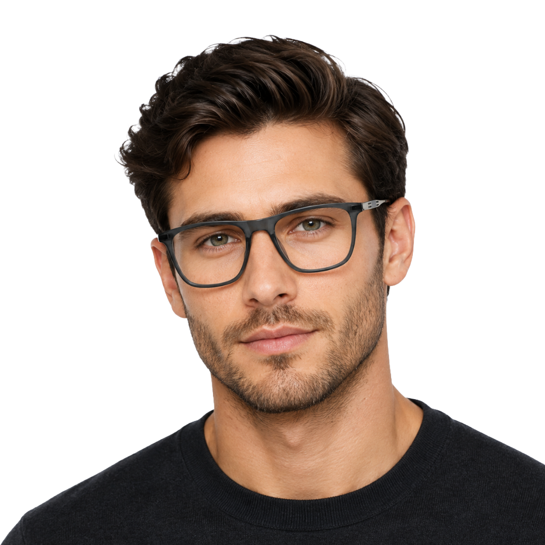 OS Hunter 66912 | Wide Square Acetate Eyeglasses-zoom-97