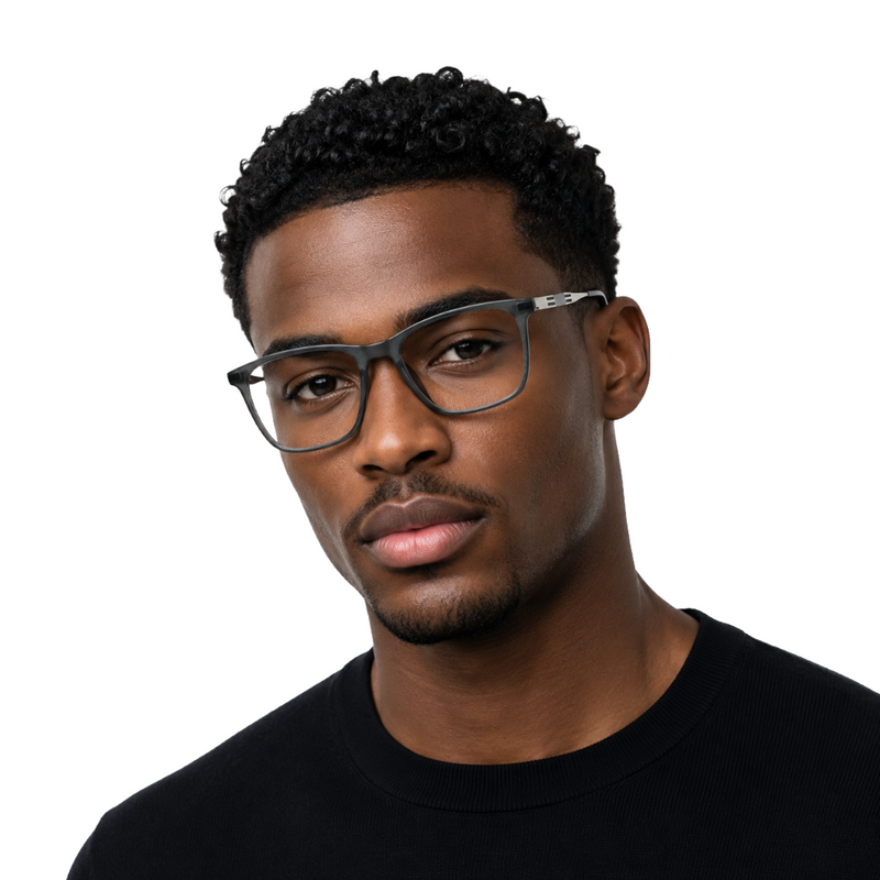 OS Hunter 66912 | Wide Square Acetate Eyeglasses-zoom-