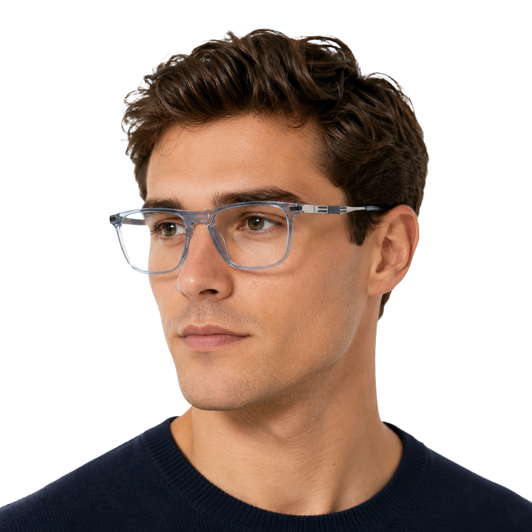 OS Hunter 66912 | Wide Square Acetate Eyeglasses-89