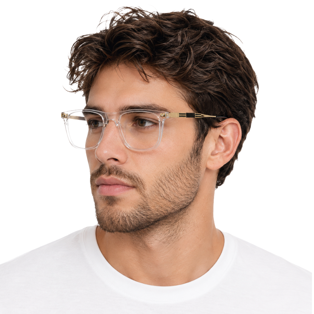 OS Hunter 66912 | Wide Square Acetate Eyeglasses-7