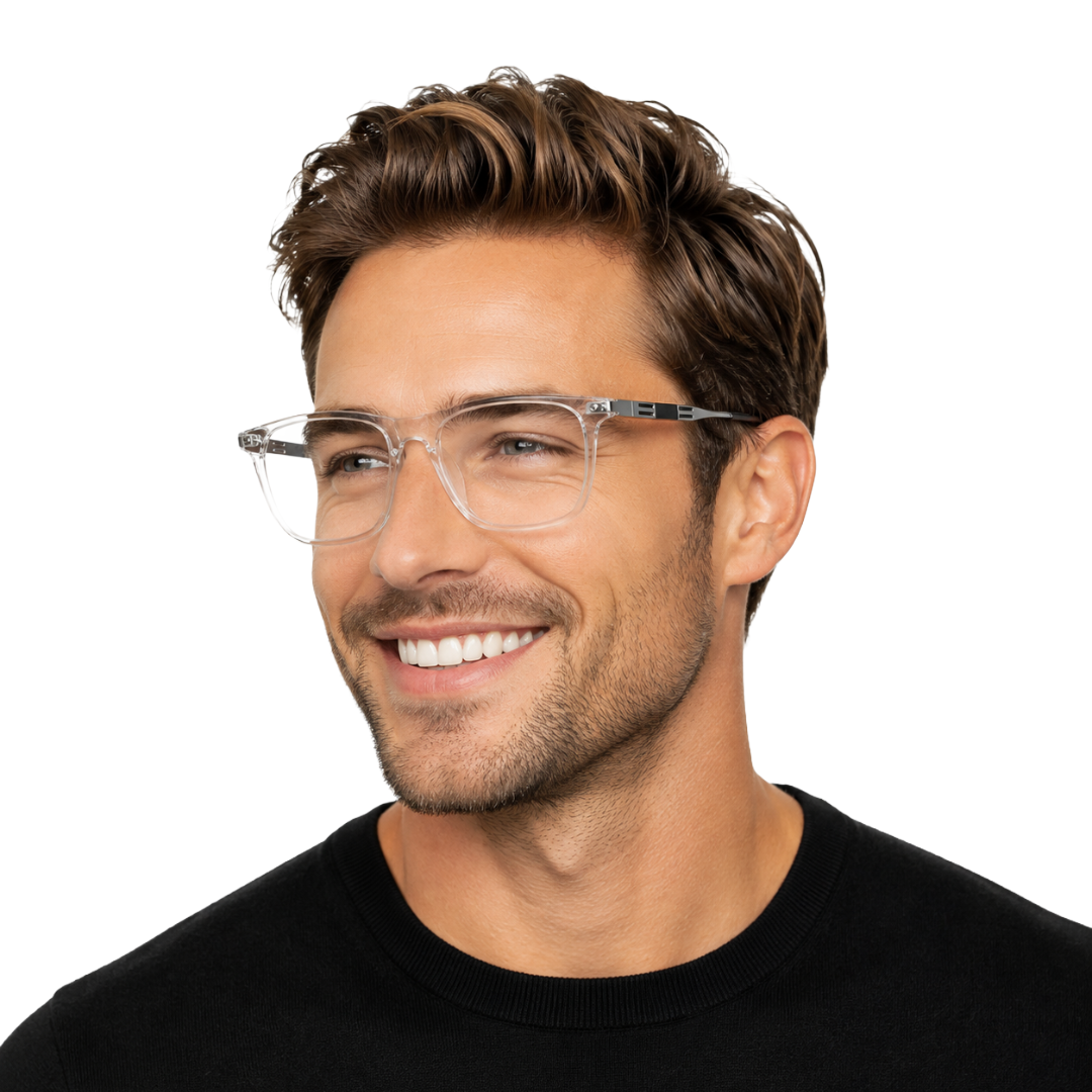 OS Hunter 66912 | Wide Square Acetate Eyeglasses-61