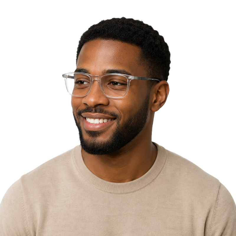 OS Hunter 66912 | Wide Square Acetate Eyeglasses-zoom-