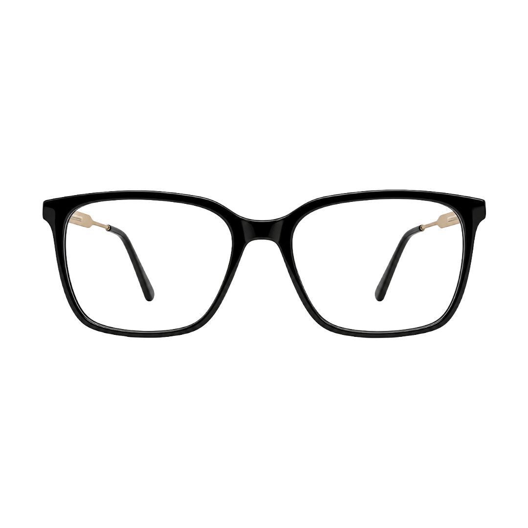 OS Hunter 66917 | Bold Square Acetate Eyeglasses with Metal Temples-zoom-1