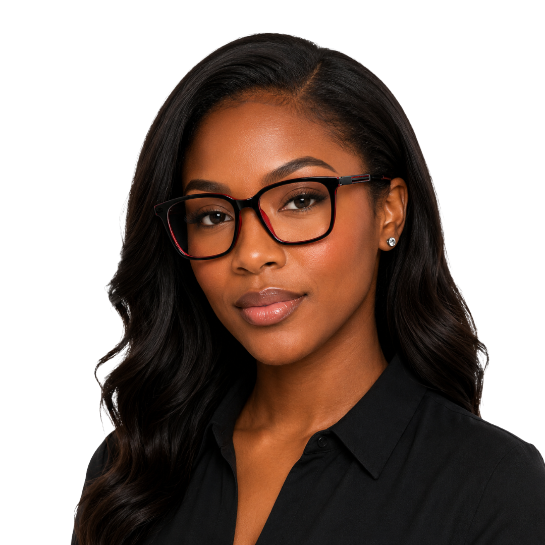 OS Hunter 66917 | Bold Square Acetate Eyeglasses with Metal Temples-53