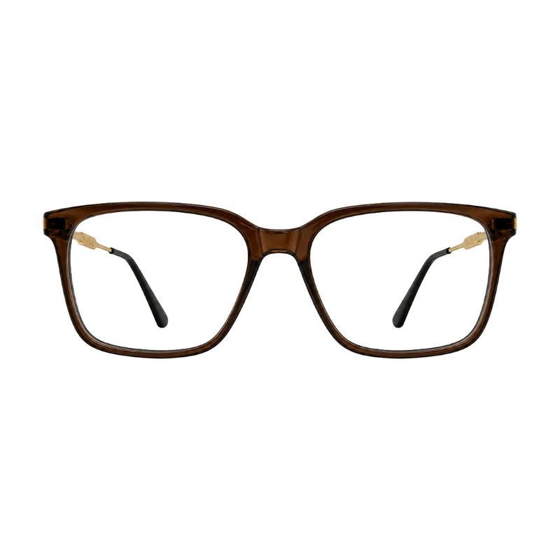 OS Hunter 66917 | Bold Square Acetate Eyeglasses with Metal Temples-zoom-