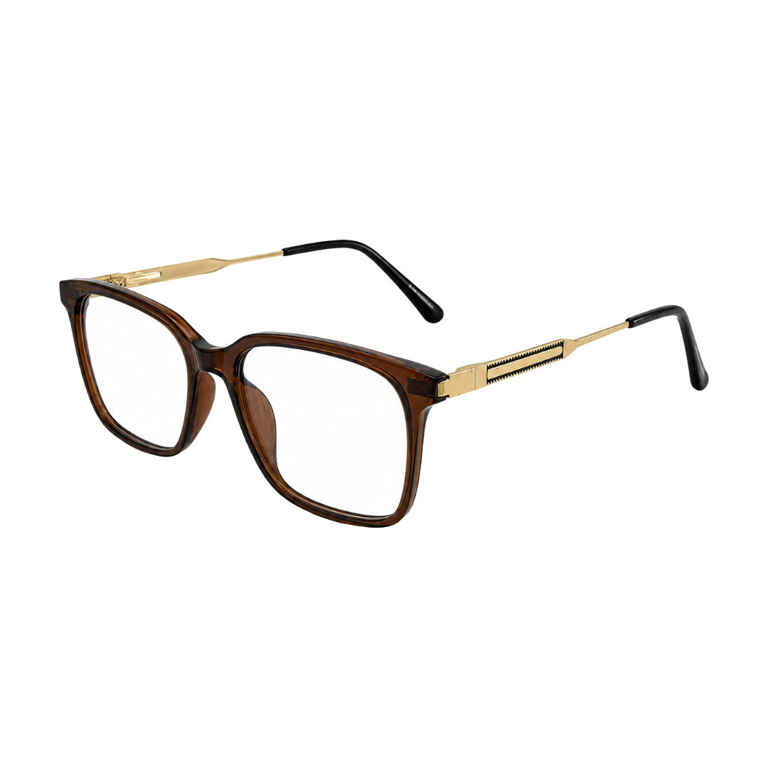 OS Hunter 66917 | Bold Square Acetate Eyeglasses with Metal Temples-zoom-20