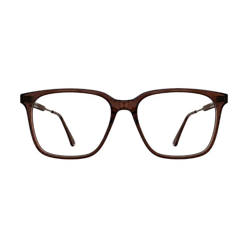 OS Hunter 66917 | Bold Square Acetate Eyeglasses with Metal Temples-zoom-