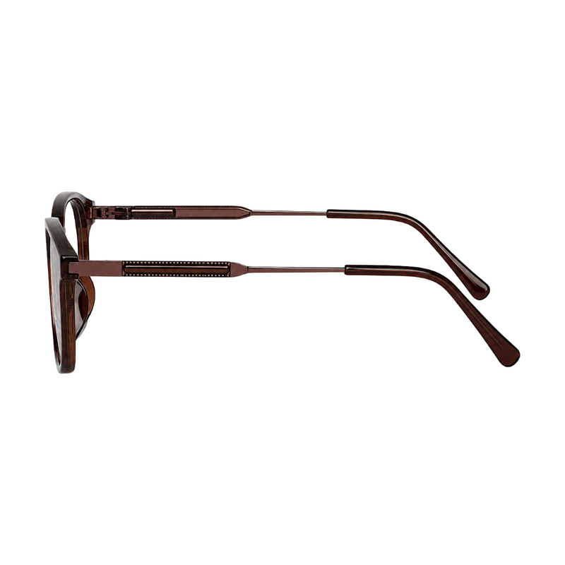OS Hunter 66917 | Bold Square Acetate Eyeglasses with Metal Temples-zoom-