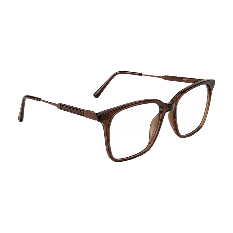 OS Hunter 66917 | Bold Square Acetate Eyeglasses with Metal Temples-zoom-