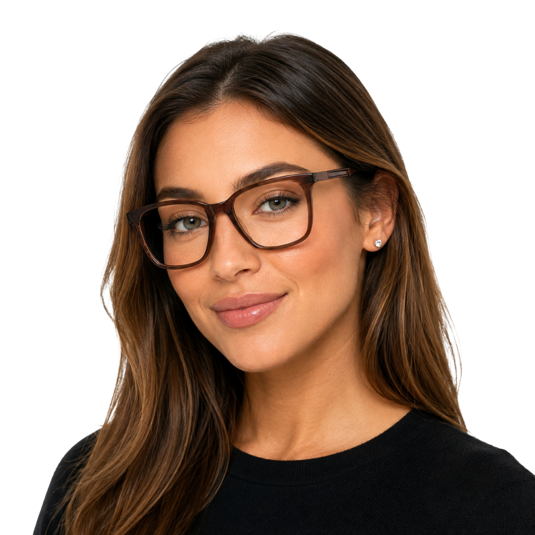 OS Hunter 66917 | Bold Square Acetate Eyeglasses with Metal Temples-42