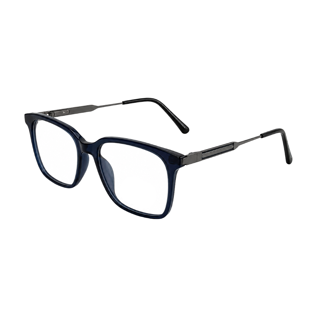 OS Hunter 66917 | Bold Square Acetate Eyeglasses with Metal Temples-zoom-29