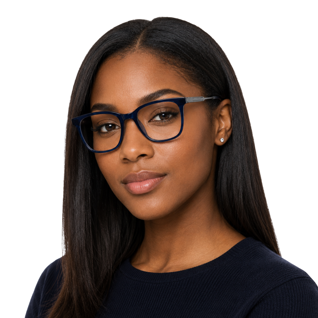 OS Hunter 66917 | Bold Square Acetate Eyeglasses with Metal Temples-zoom-35