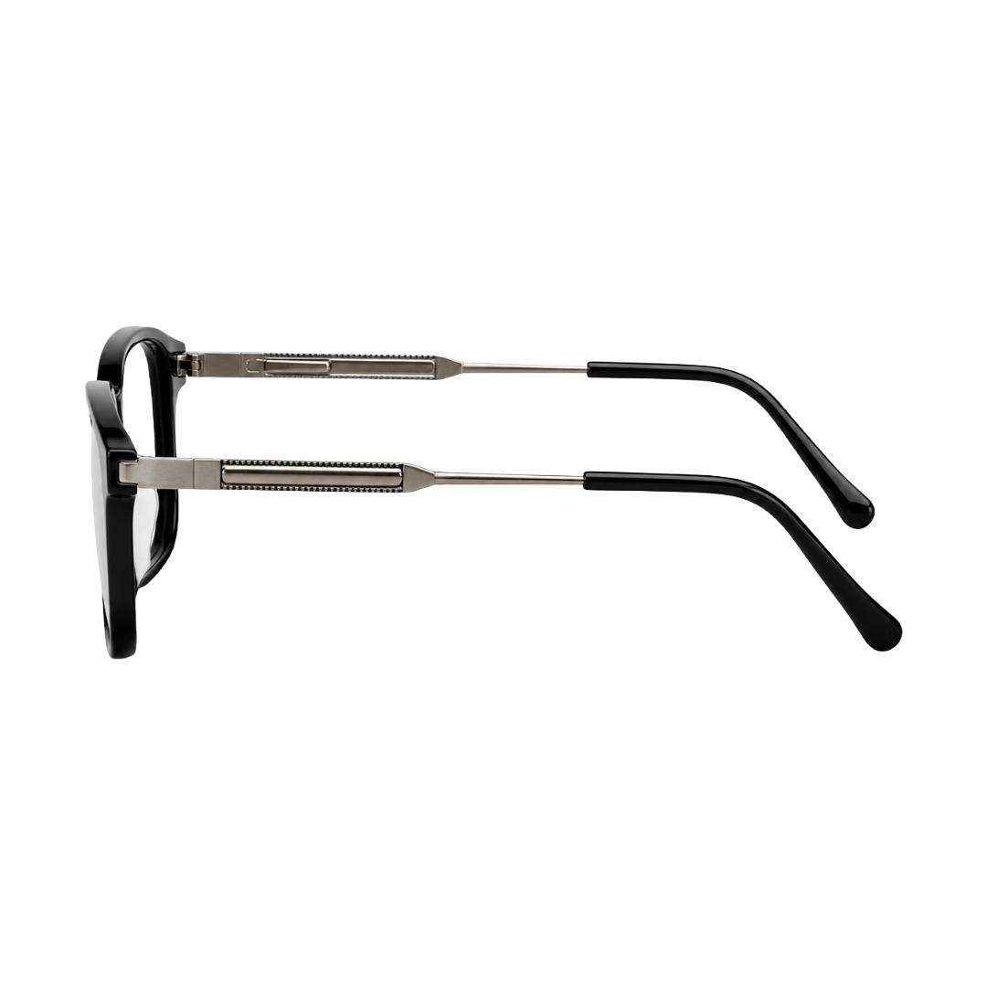 OS Hunter 66917 | Bold Square Acetate Eyeglasses with Metal Temples-57