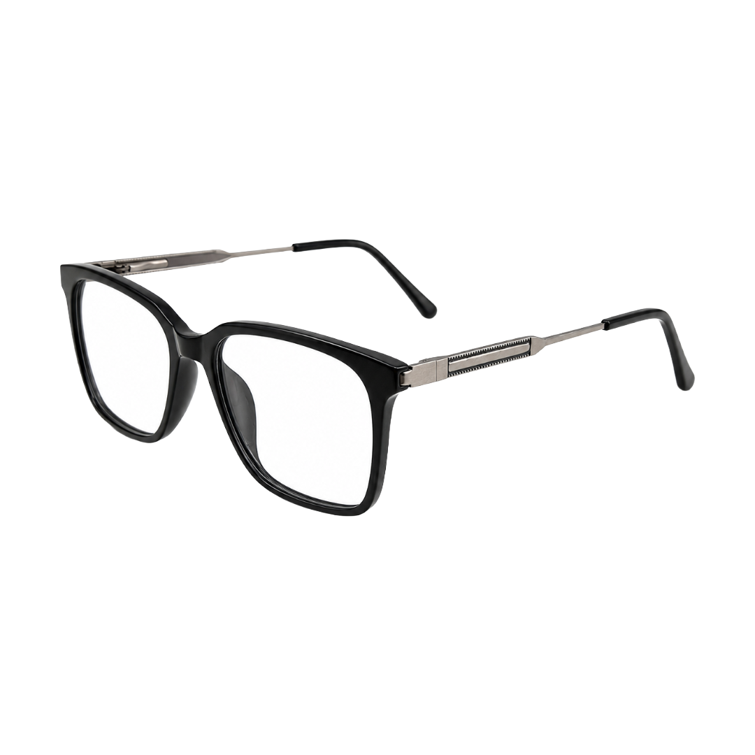 OS Hunter 66917 | Bold Square Acetate Eyeglasses with Metal Temples-56