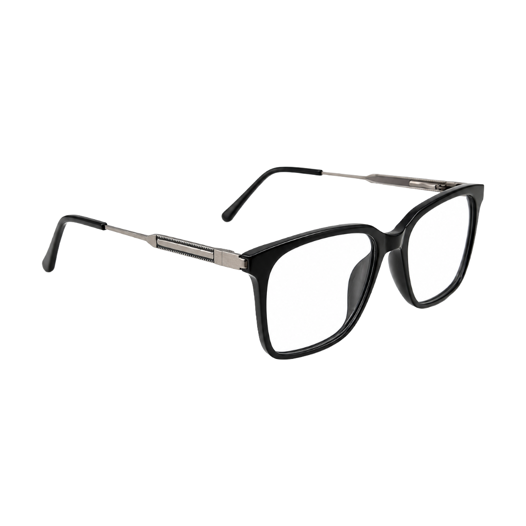 OS Hunter 66917 | Bold Square Acetate Eyeglasses with Metal Temples-zoom-59